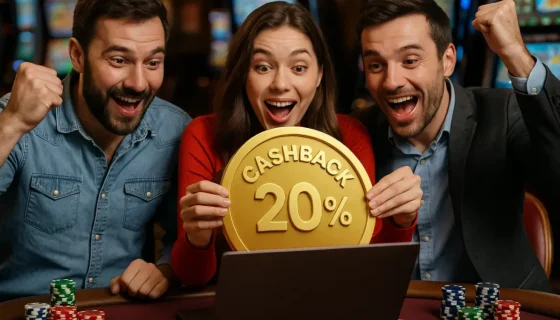 Кэшбэк в слотах: как вернуть до 20% от проигрыша и играть выгоднее