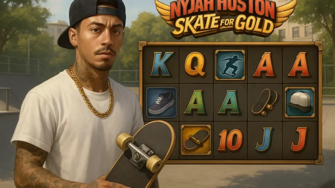 Nyjah Huston Skate for Gold — слот, где скейтбординг встречается с выигрышем