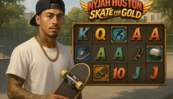 Nyjah Huston Skate for Gold — слот, где скейтбординг встречается с выигрышем