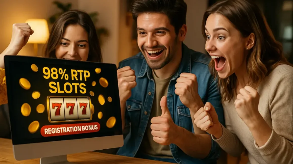 Как получить бонус за регистрацию в слотах с RTP от 98%